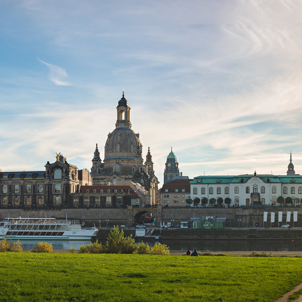 Dresden, panoramic, photo, historic, city, urban, river, elbe