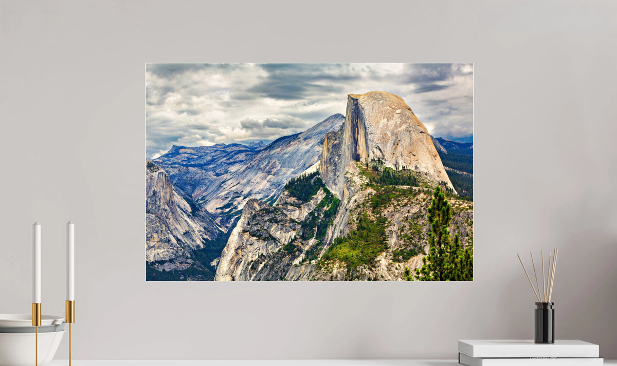 Majesty of Half Dome: Yosemite Natural Gradiossity. Premium.
