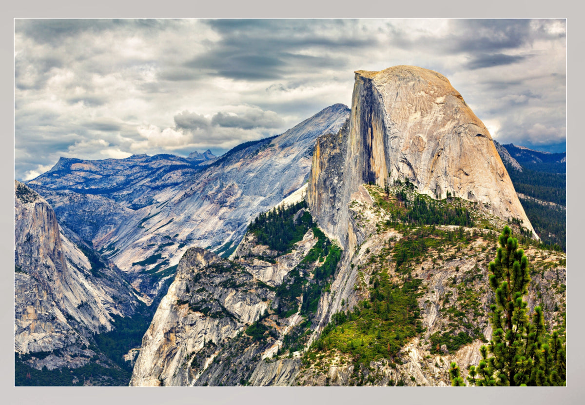 Majesty of Half Dome: Yosemite Natural Gradiossity. Premium.